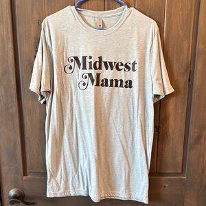 Gray 'Midwest Mama' T-Shirt